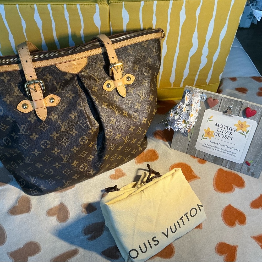 Louis Vuitton Brown Monogram Palermo GM